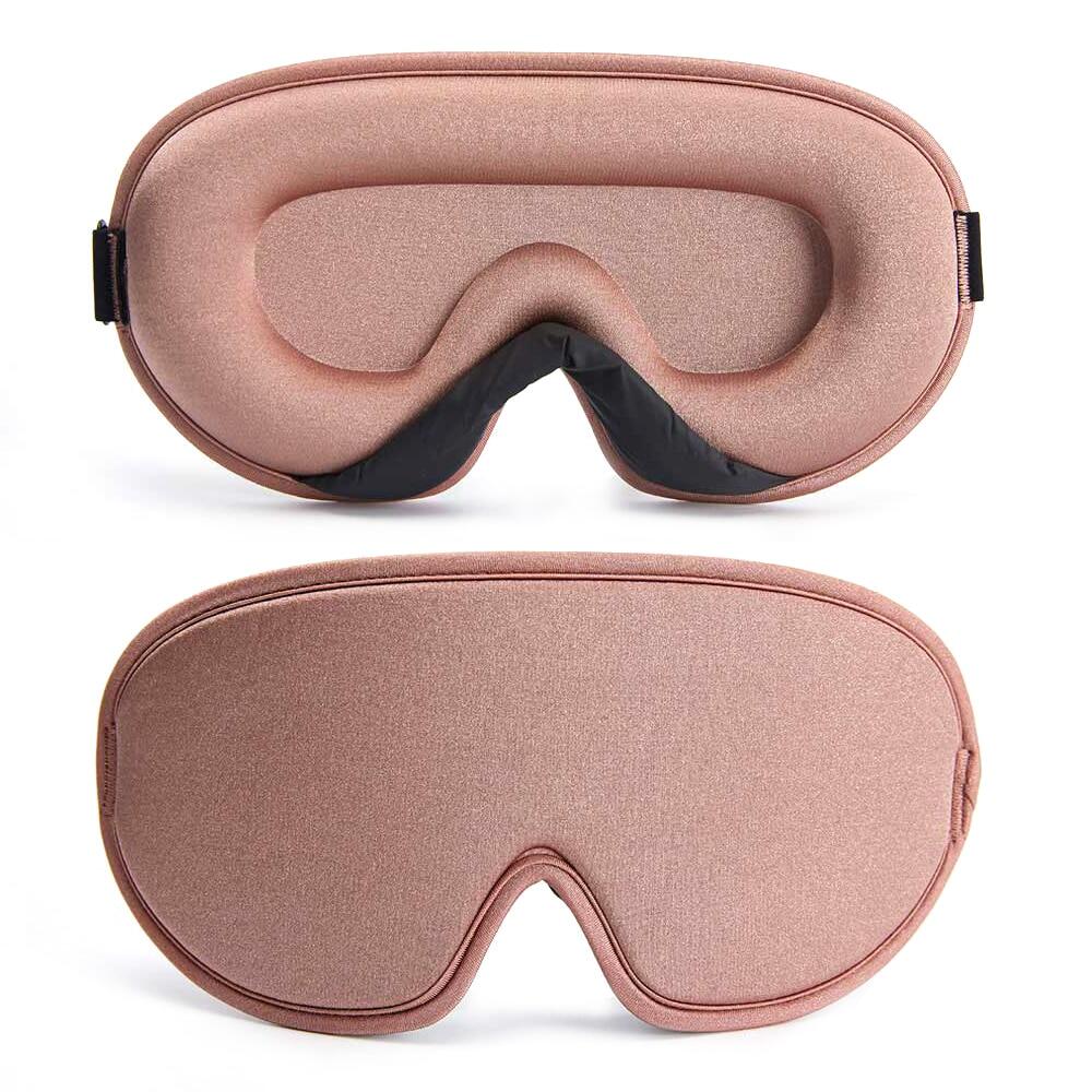3D Sleep Mask Large Room for Eyeslash Blindfold Eyeshade Sleeping Mask Eye Patche Mask Sleeping Aid Block Out Light Sleepmasker + 2 earplugs