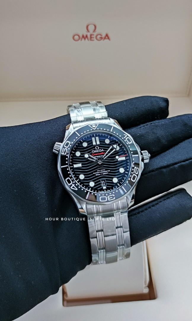 Omega SeaMaster 300 Divers Mens Automatic Watch Black Dial 210.30.42.20.01.001