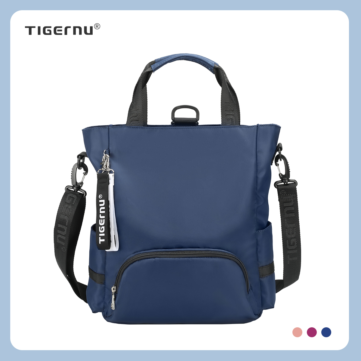 Tigernu Fashion 3 In1 Women Backpack Bag Leisure Tote Bag Shoulder Bag Light Weight College High School Bag Girls Handbag Female 8169