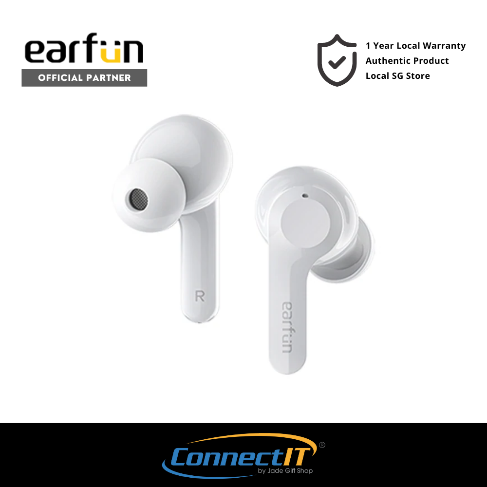 EarFun Air Truly Wireless Bluetooth 5.0 Earbuds With 4-Microphone Noise-Canceling Call Technology And IPX7 Waterproof Rating (1 Year Local Warranty)
