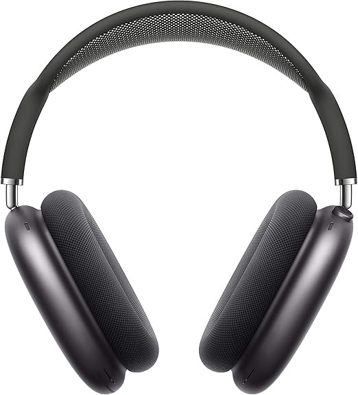 Apple AirPods Max Wireless Headphones, Active Noise Cancellation, Transparency Mode, Personalized Spatial Audio, Dolby Atmos, Bluetooth Headphones for iPhone – Space Gray