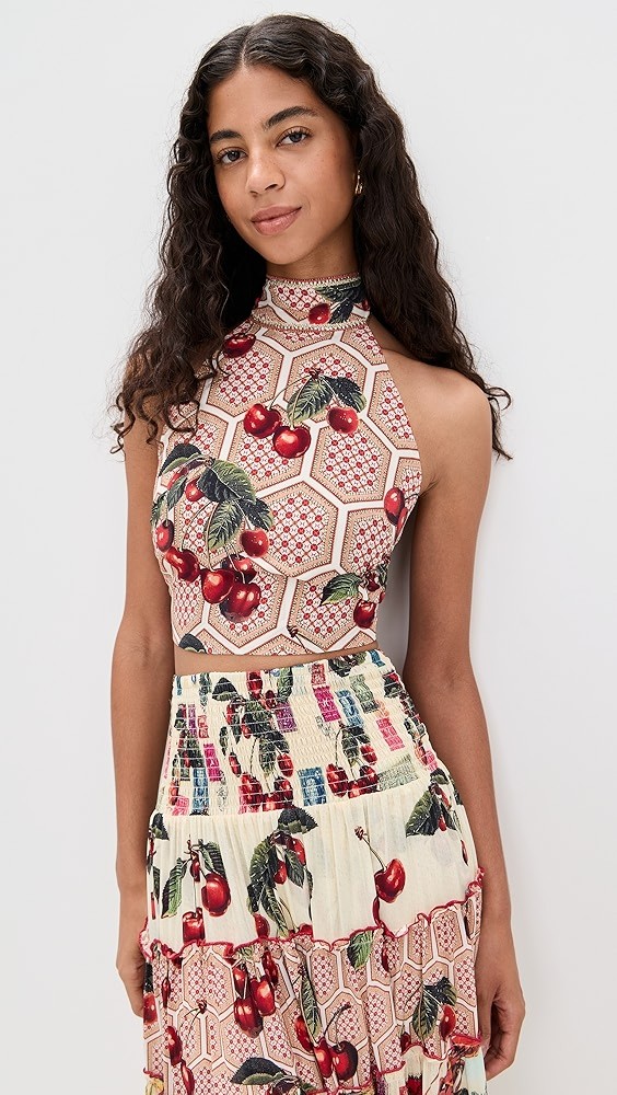 Halter Tie Back Top